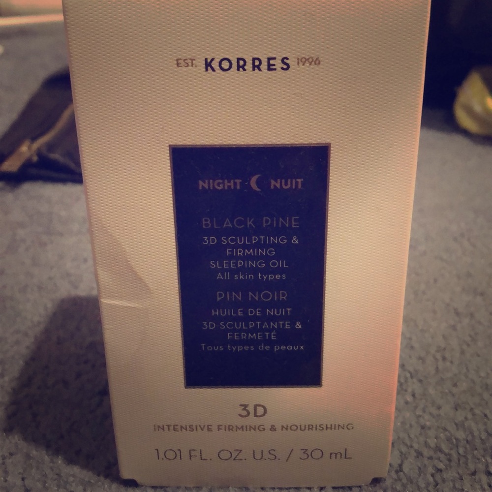 Korres BLACK PINE SLEEPING OIL 😴